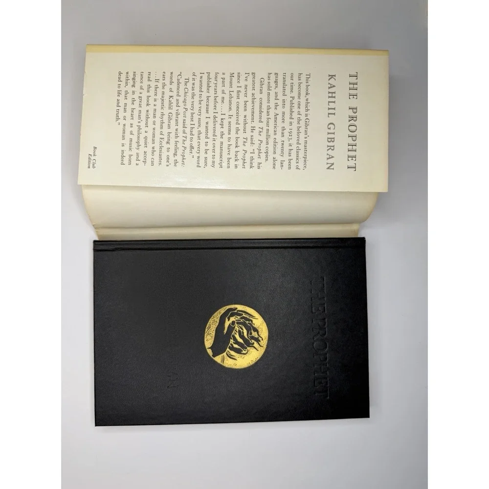 The Prophet Kahlil Gibran Hardcover Alfred A. Knopf Illustrated Poetry